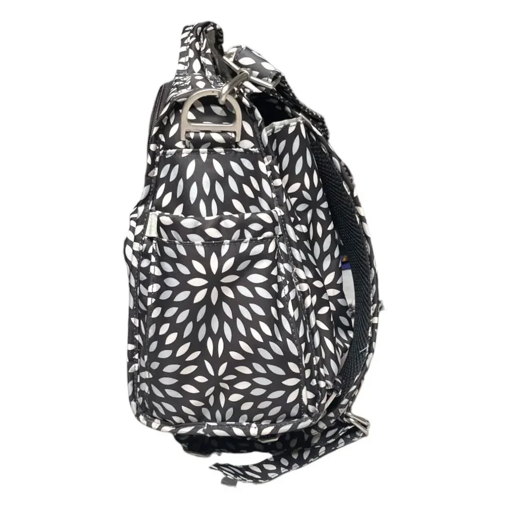 JuJuBe B.F.F. Platinum Petals Diaper Bag Backpack